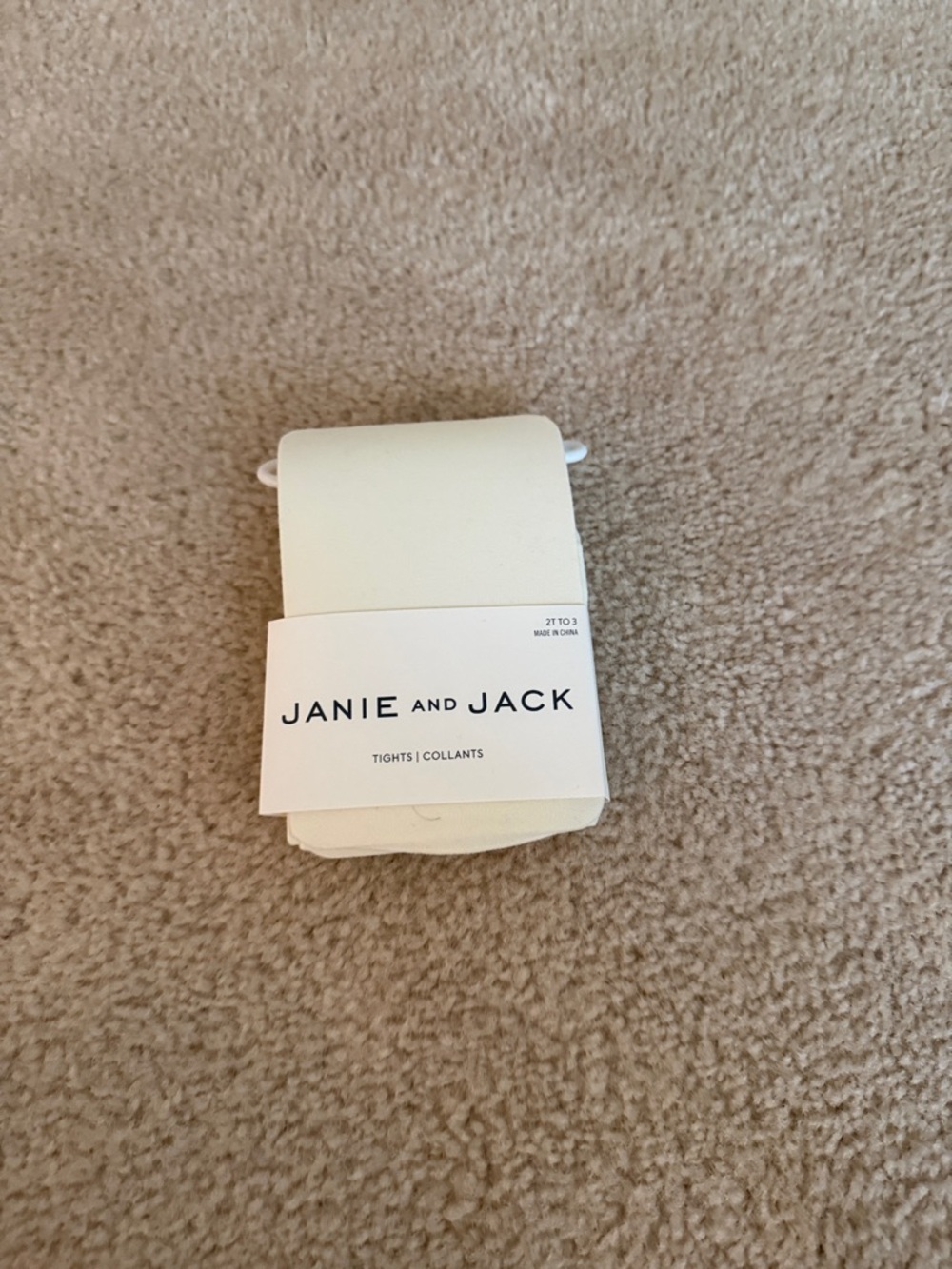 Janie and Jack Ivory Tights